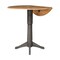 International Concepts Round Round 42 in. Top Dual Drop Leaf Bar Height Pedestal Dining Table in Hickory/Washed Coal, Wood K45-42DPT-27B-6B-2 - alternate 6